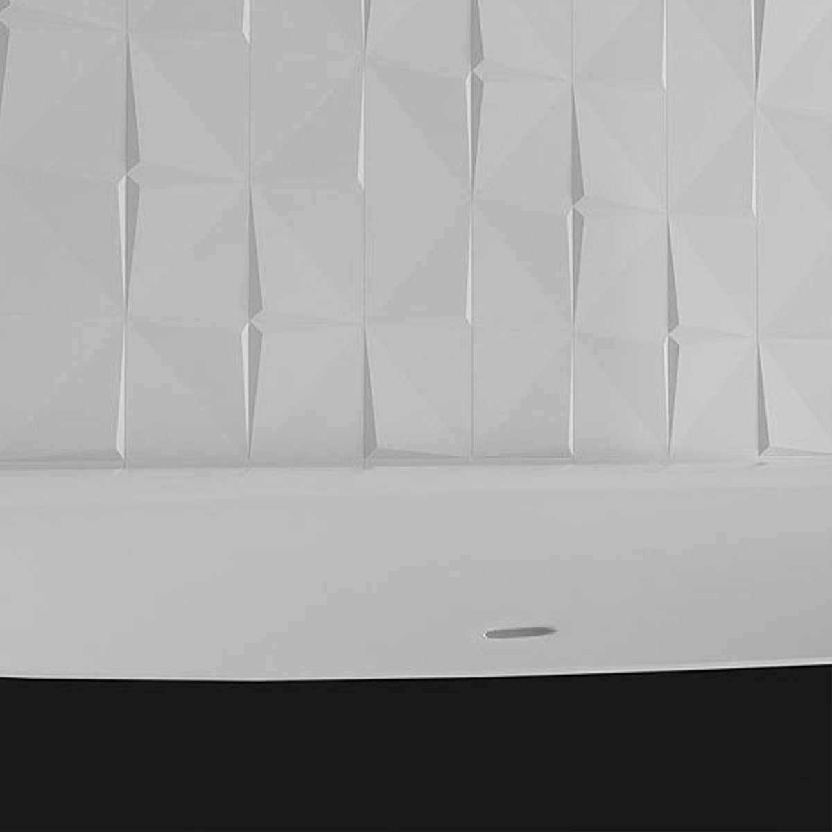Grado - Quasar White Square Ceramic SAMPLE