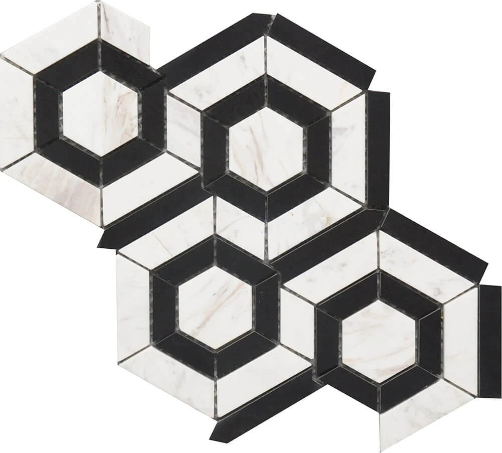 Casafina - Hexagon Mosaic Natural Stone