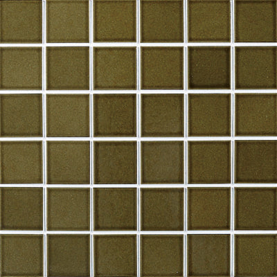 Biyusai Porcelain Moss Green - IM-50P1/BYA-3 Mosaic Sample