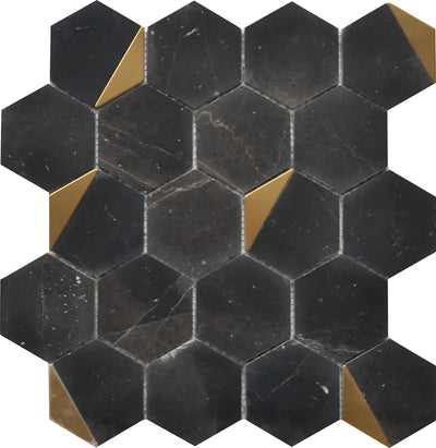 Casafina - Hexagon Mosaic Natural Stone