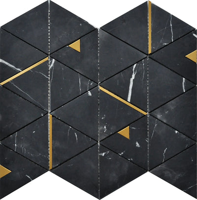 Casafina - Triangle Mosaic Natural Stone