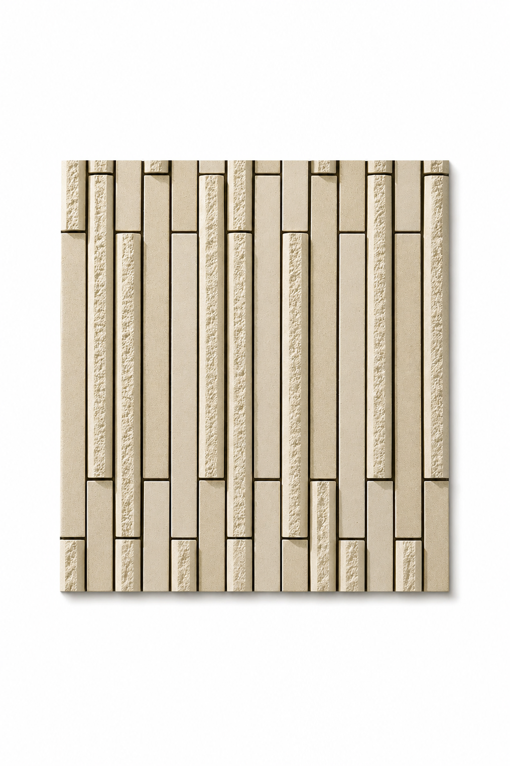 Ombre Border Sample | Textured Unglazed Porcelain Mosaic | INAX