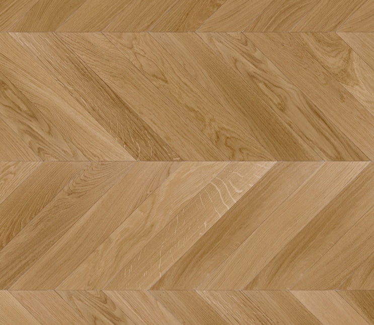 Taupe Oak Chevron Engineered Wood Sample