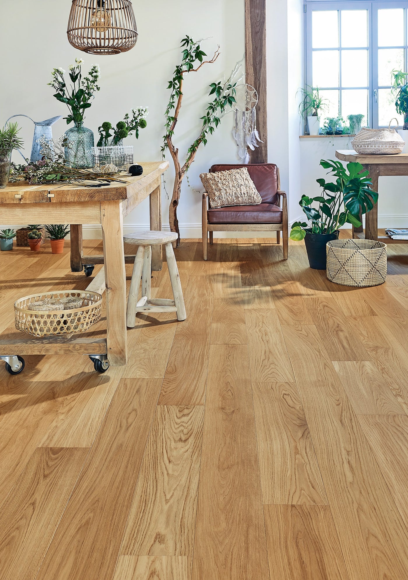 Taupe Oak Engineered Wood