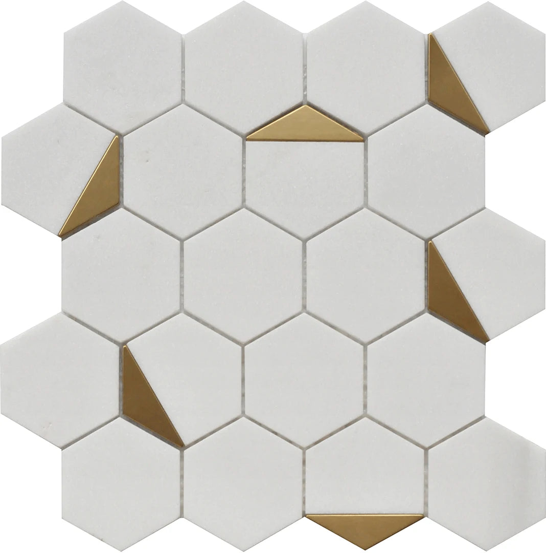 Casafina - Hexagon Mosaic Natural Stone