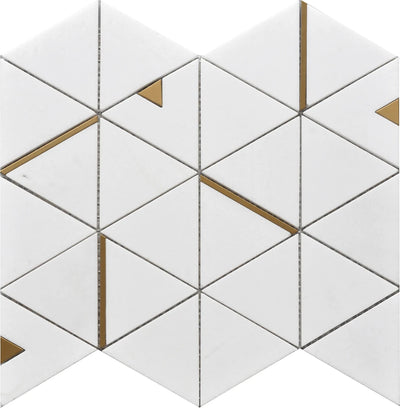 Casafina - Triangle Mosaic Natural Stone