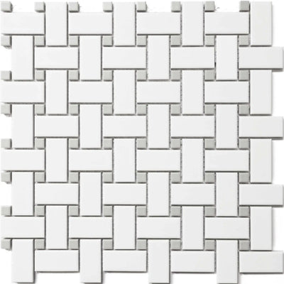 Display Series - Basketweave Mosaic Porcelain Sample