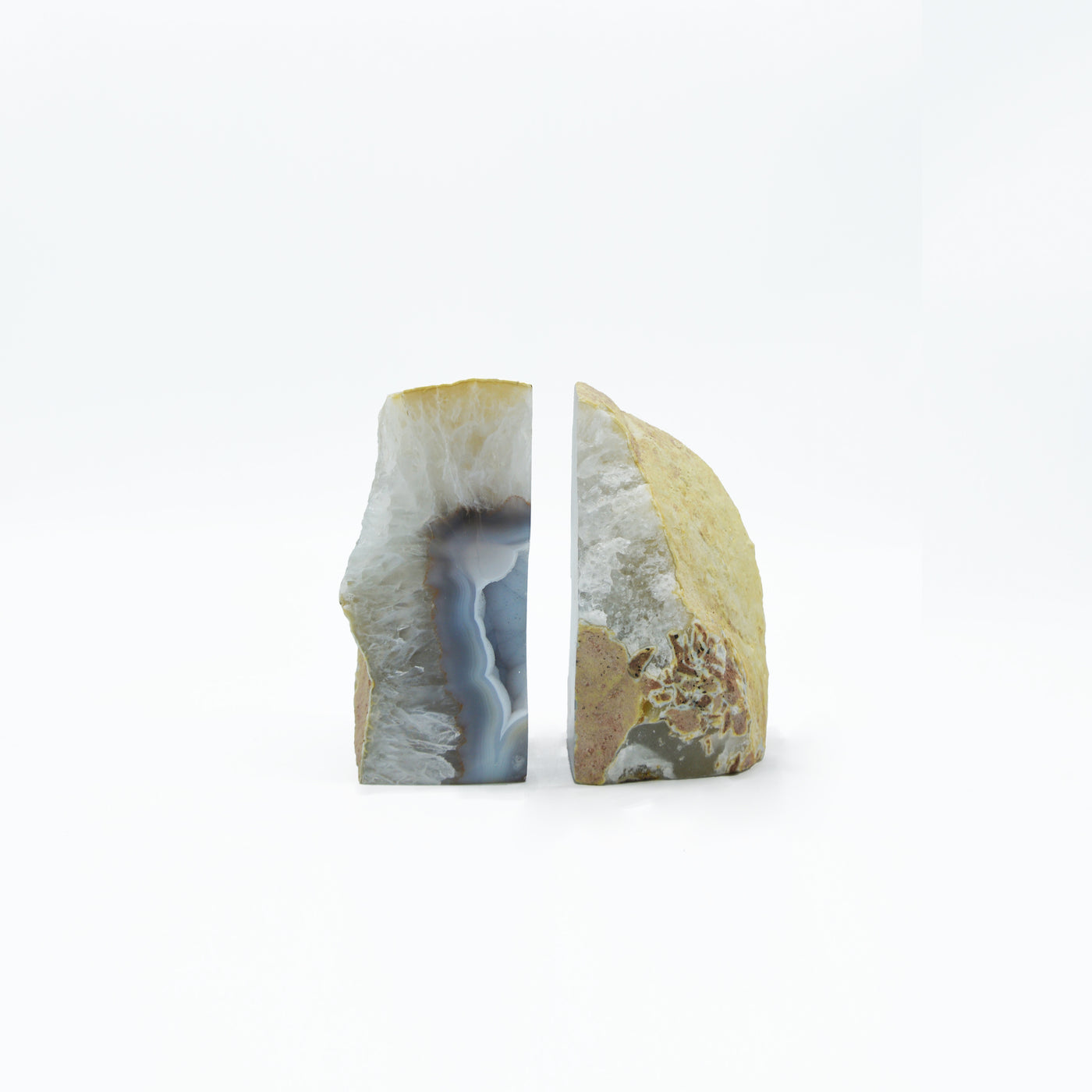 Periwinkle Agate Bookend