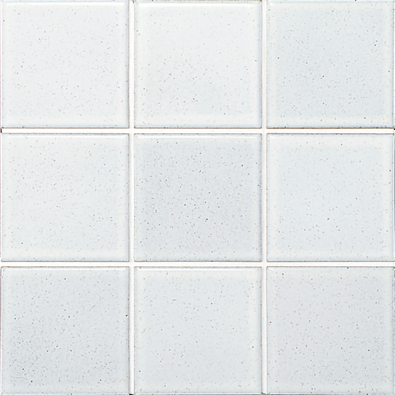 Biyusai White-BYA-1 Porcelain Mosaic 4x4 SAMPLE