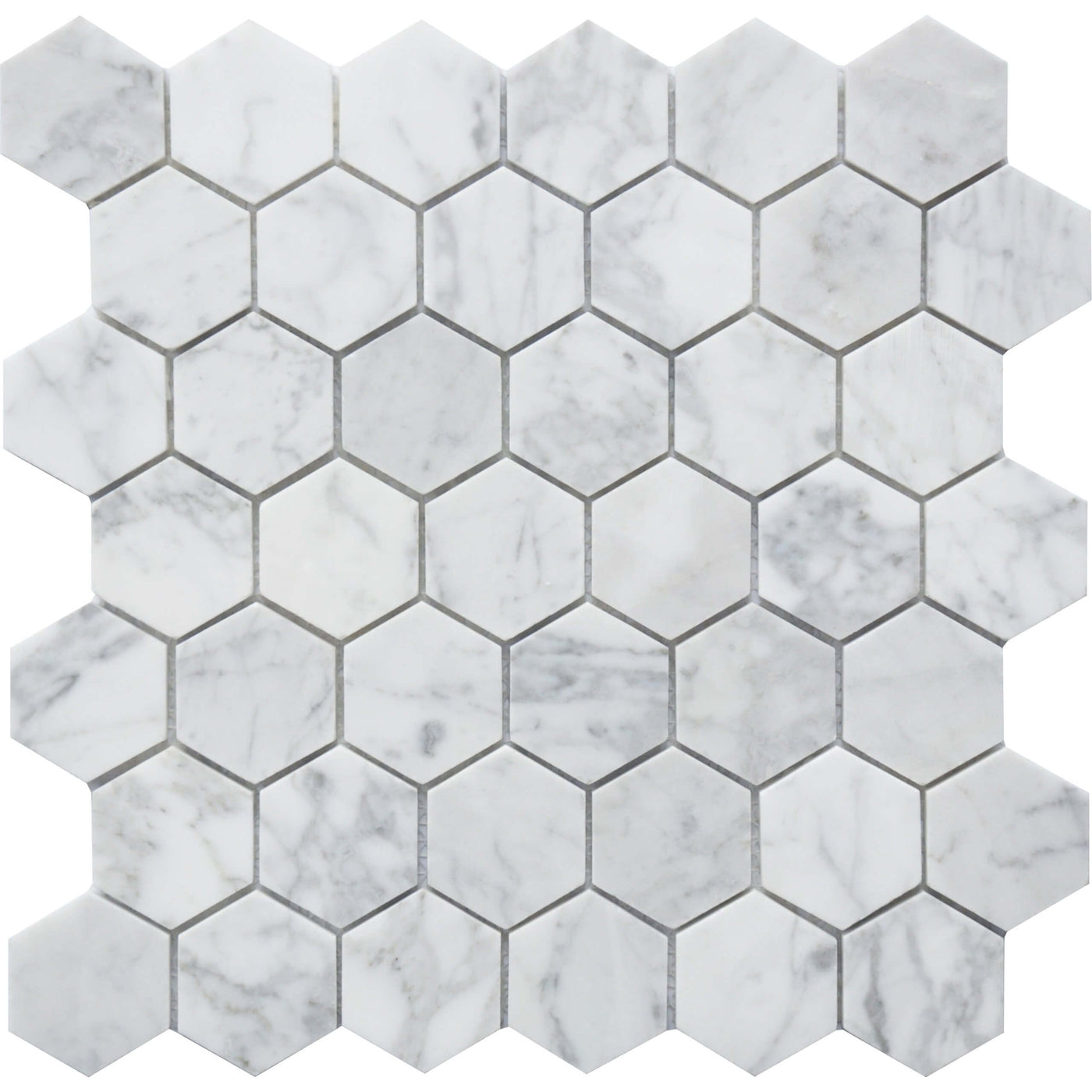 Casafina - 2"x2" Hexagon Marble Mosaic