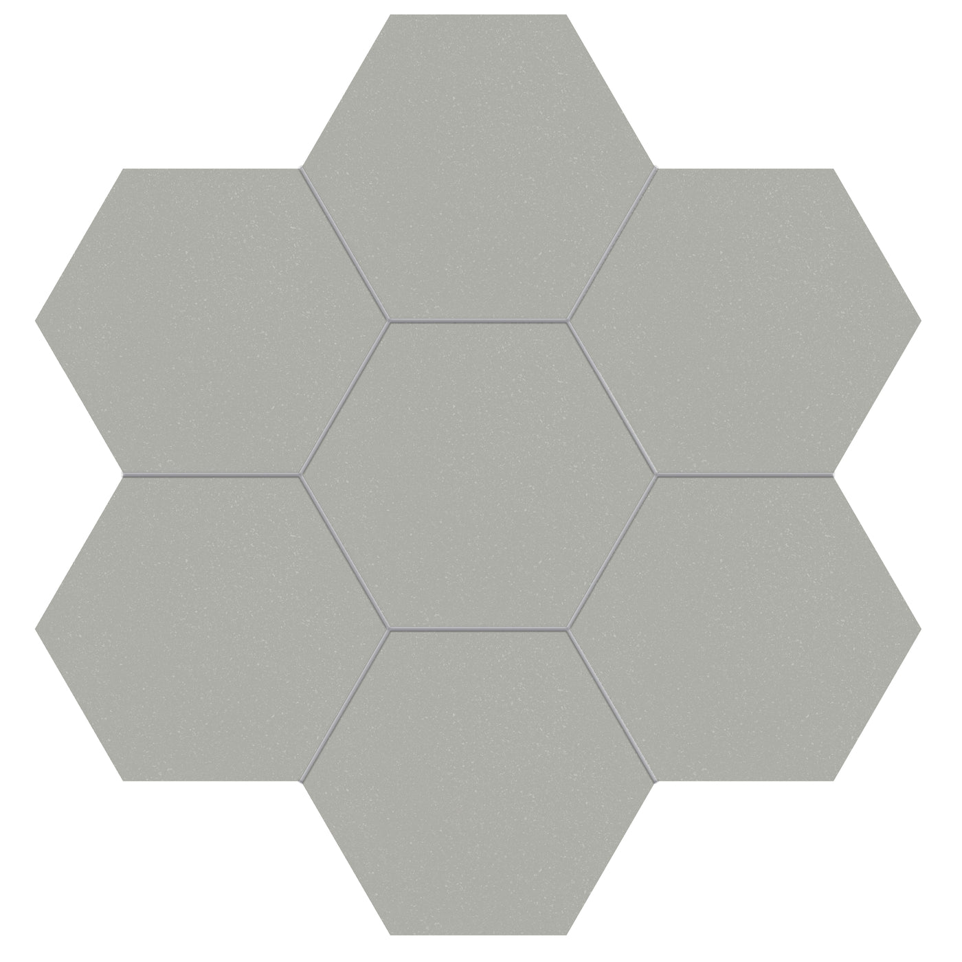 Parchment Greys - Porcelain Hex Tile