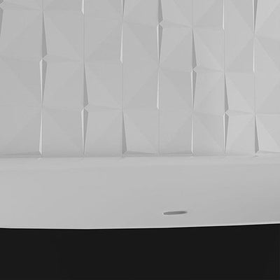 Grado - Quasar White Square Ceramic SAMPLE